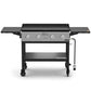 ARGRILL 36" Gas Griddle, 4 Independent Burners Propane Flat Top Grill with Side Tables, 60,000 BTU Outdoor Griddle Station with Wheels for Backyard BBQ