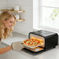 PARGRILL 12" High Heat Electric Pizza Oven Outdoor and Indoor, 840°F Max Temp, Countertop Pizza Maker with 6 Cooking Modes, Pizza Stone Included
